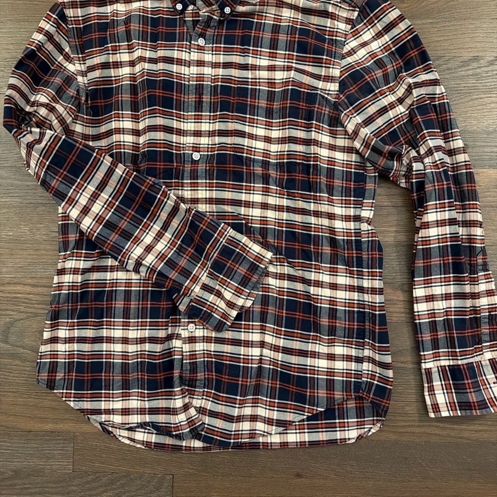 J.Crew Mercantile Flex Plaid Button Down Shirt | Men’s Large
